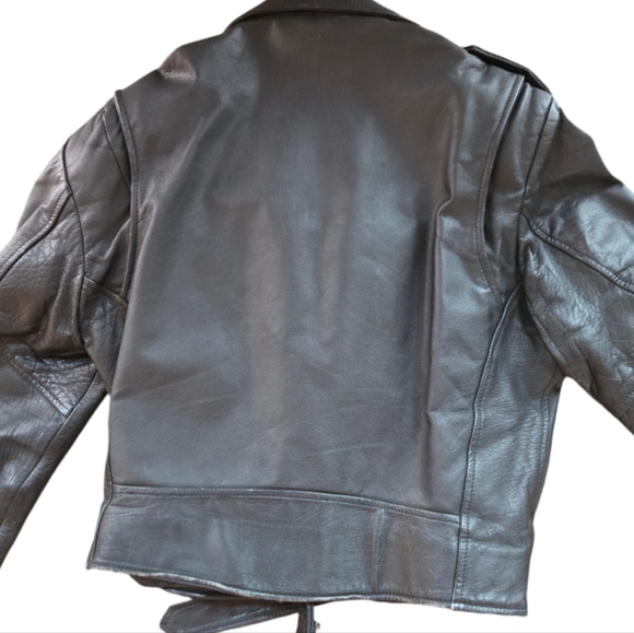 Vintage Wilson's Leather/Biker Jacket Mens size XL - Picture 5 of 15